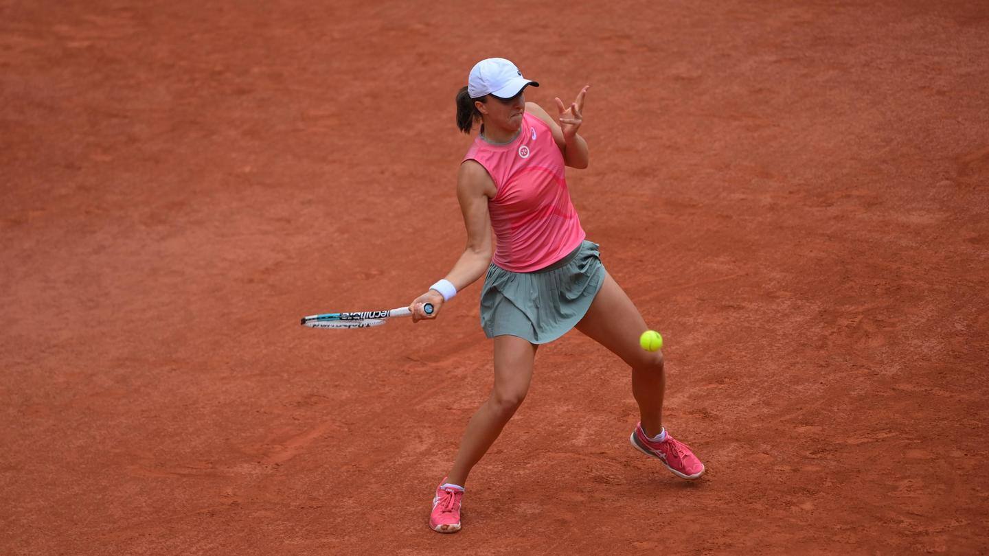 French Open: Swiatek has won 20 straight sets French Open: Swiatek has won 20 straight sets