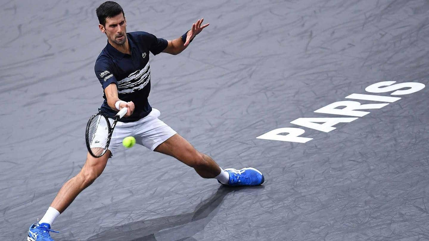 2021 Paris Masters: Decoding the stats of Novak Djokovic