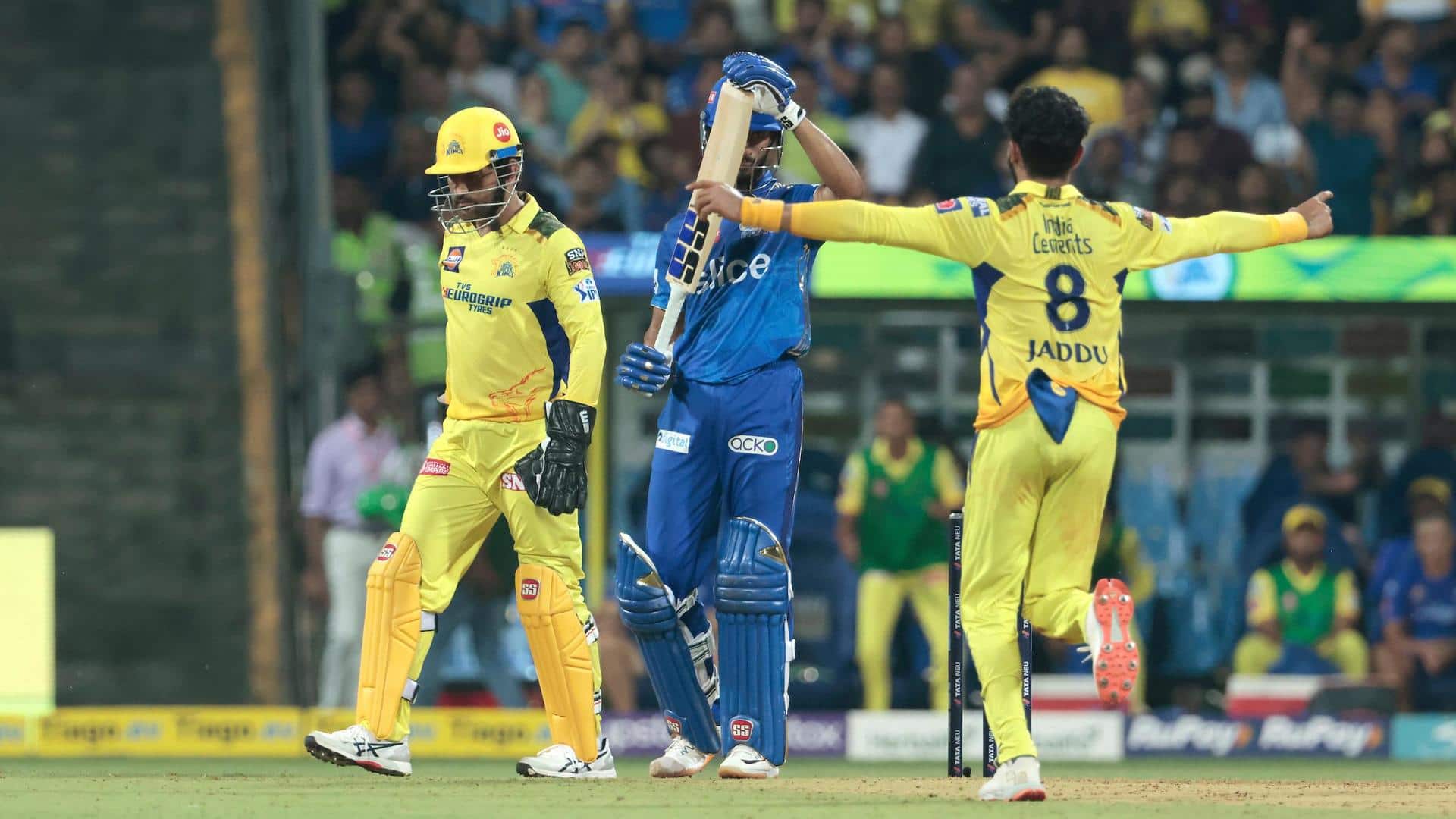 IPL 2023: CSK restrict MI to 157/8; spinners dazzle