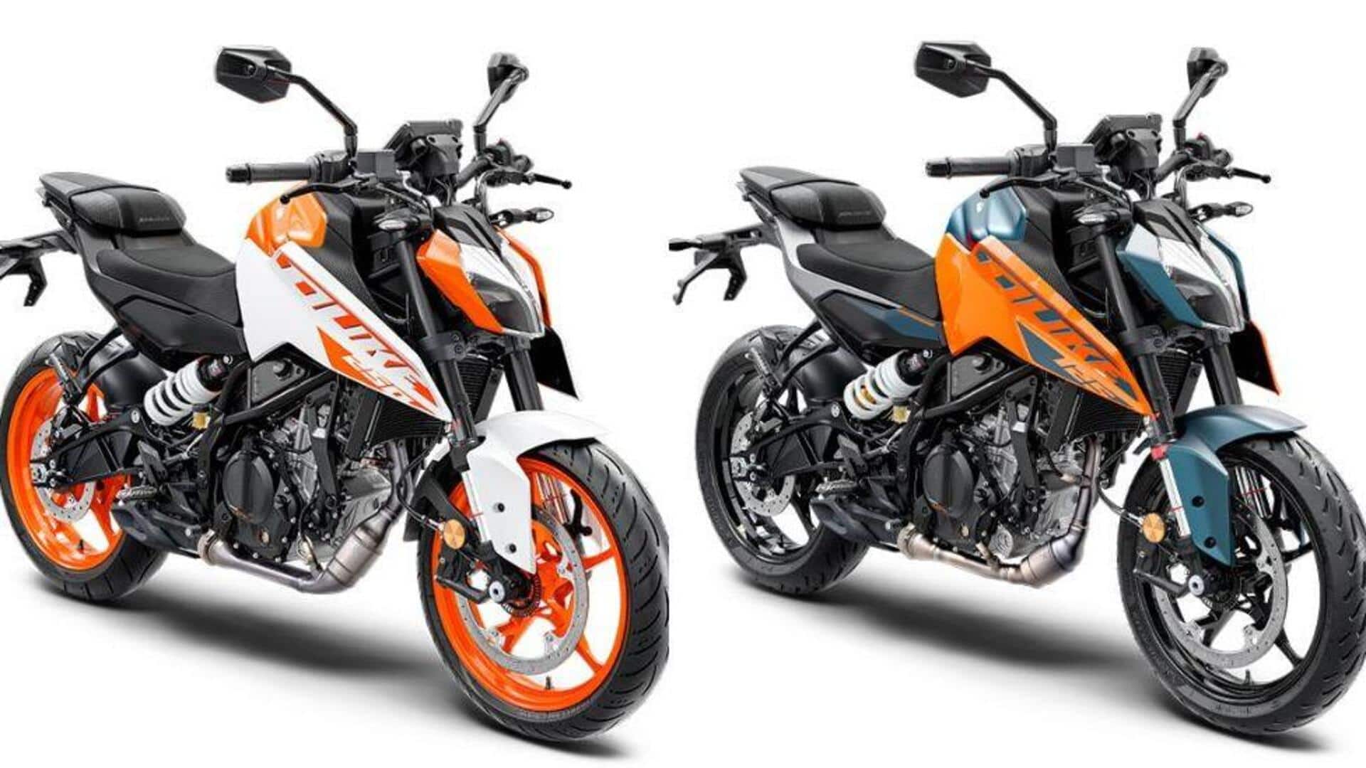 KTM updates 250 Duke and 125 Duke with new features