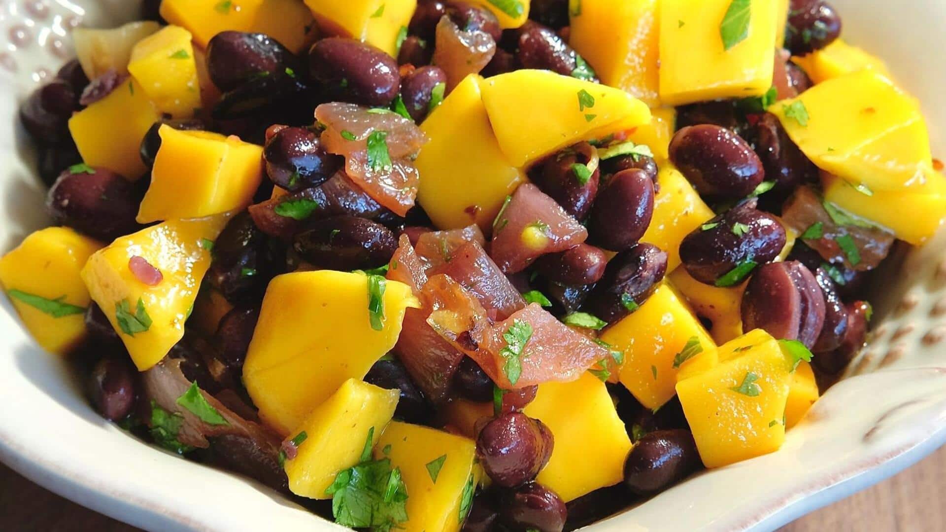 Mango + black bean: A must-try salad combo Mango + black bean: A must-try salad combo