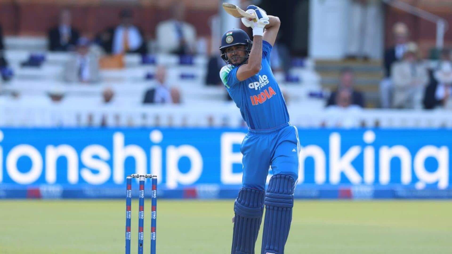 Shubman Gill set to feature in Punjab's Shere-e-Punjab T20 League