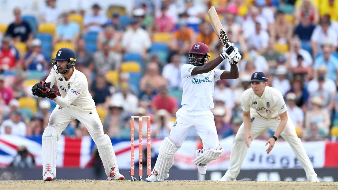 Barbados Test, Day 3: Brathwaite, Blackwood lead West Indies' fightback