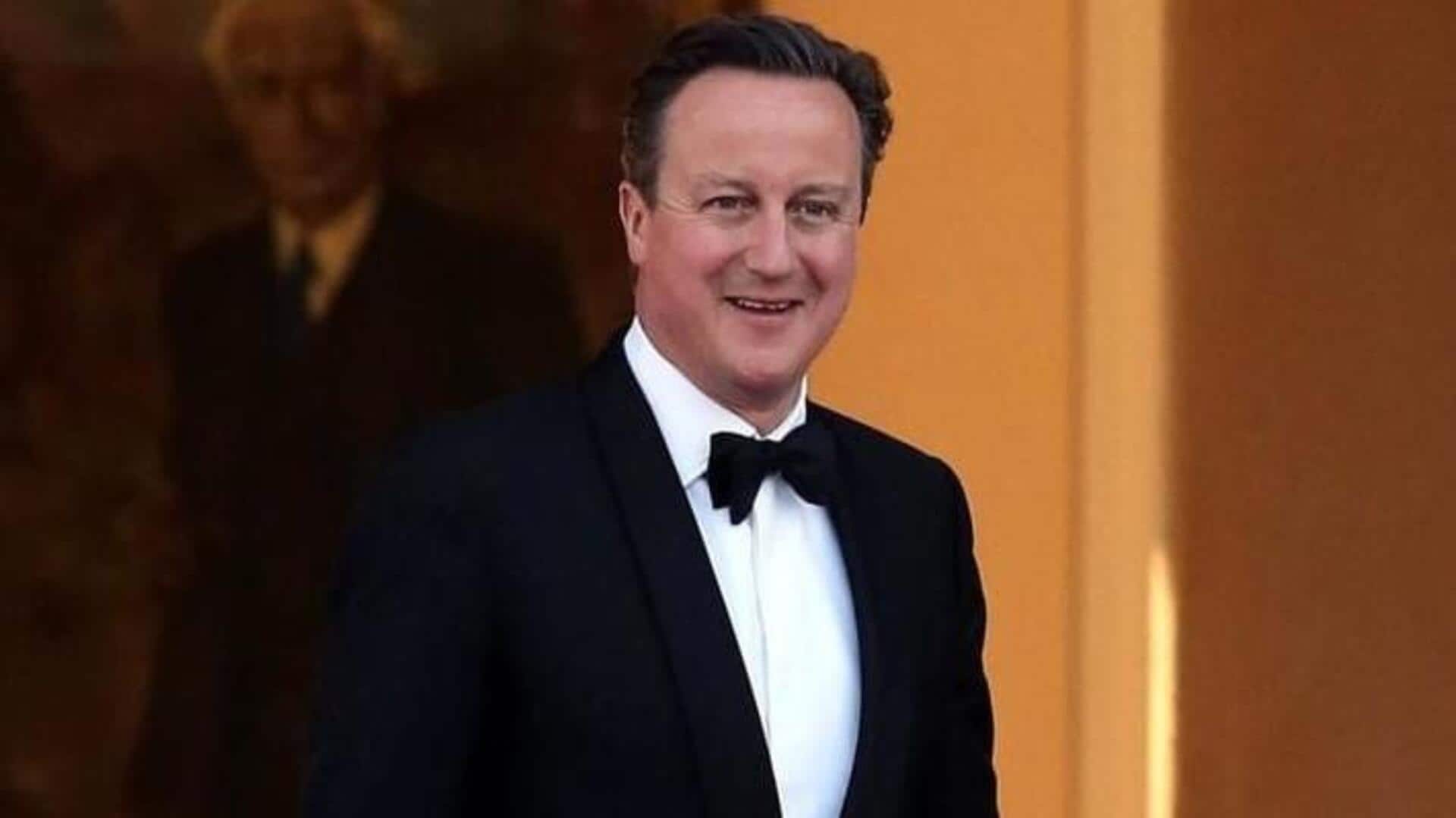 UK: David Cameron is new foreign secretary