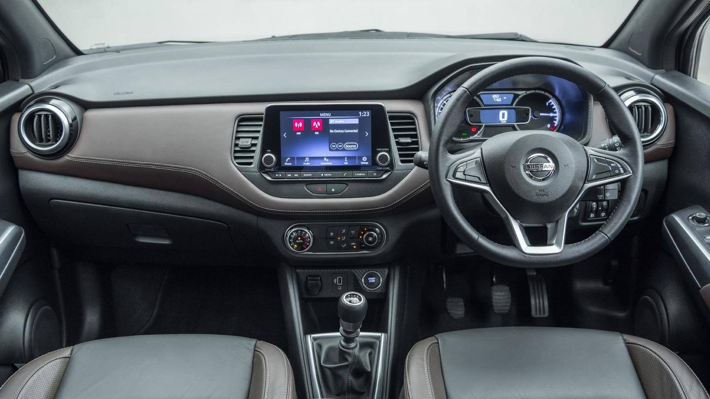 The vehicle houses an 8.0-inch infotainment console The vehicle houses an 8.0-inch infotainment console
