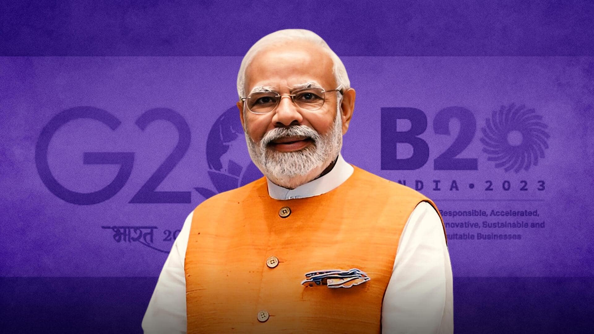 B20 Summit: PM Modi lauds industries for Chandrayaan-3 success 