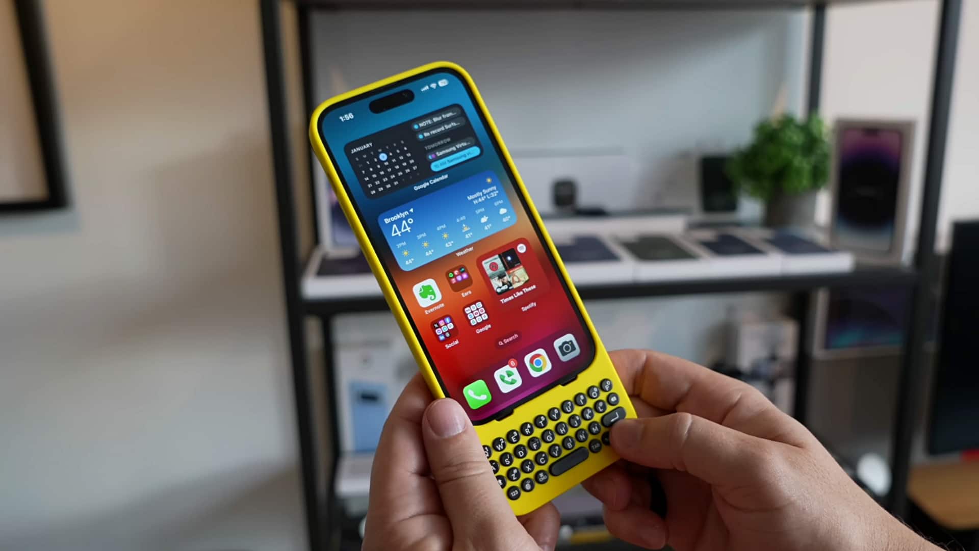 This BlackBerry-style keyboard for iPhones costs around Rs. 12,000 