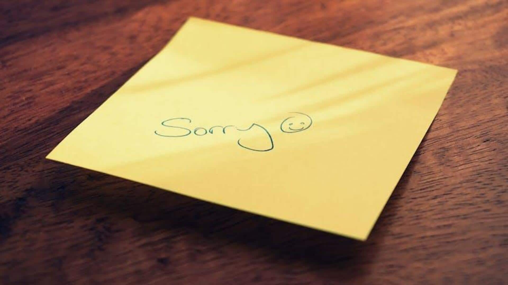 How to apologise with sincerity: 5 timeless tips