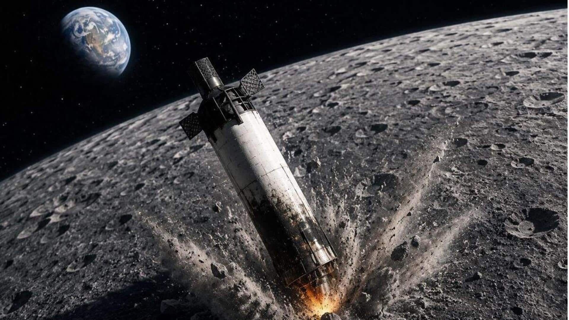 A SpaceX rocket just crashed into Moon