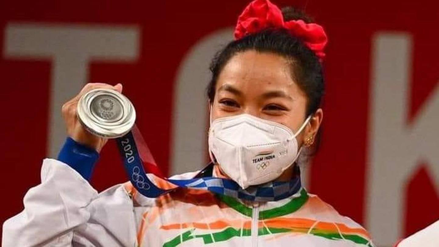 I'm very happy that I've won the medal, says Chanu I'm very happy that I've won the medal, says Chanu