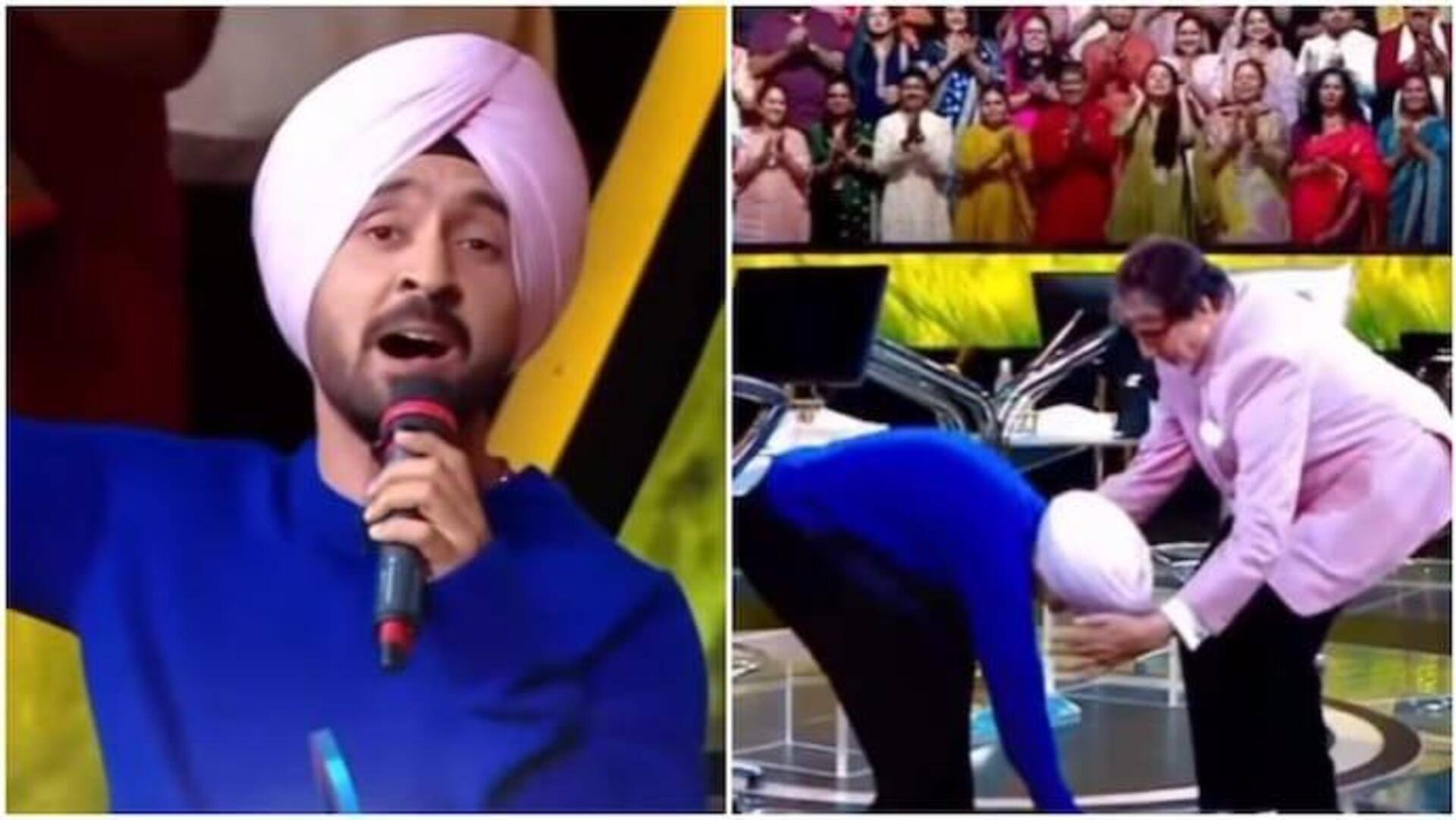 Khalistani group threatens Diljit Dosanjh over touching Amitabh Bachchan's feet Khalistani group threatens Diljit Dosanjh over touching Amitabh Bachchan's feet