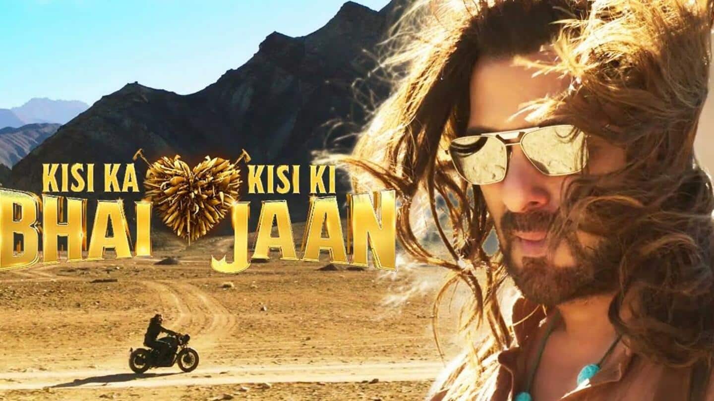 #KisiKaBhaiKisiKiJaan: Salman Khan's teaser released in theaters alongside 'Pathaan'