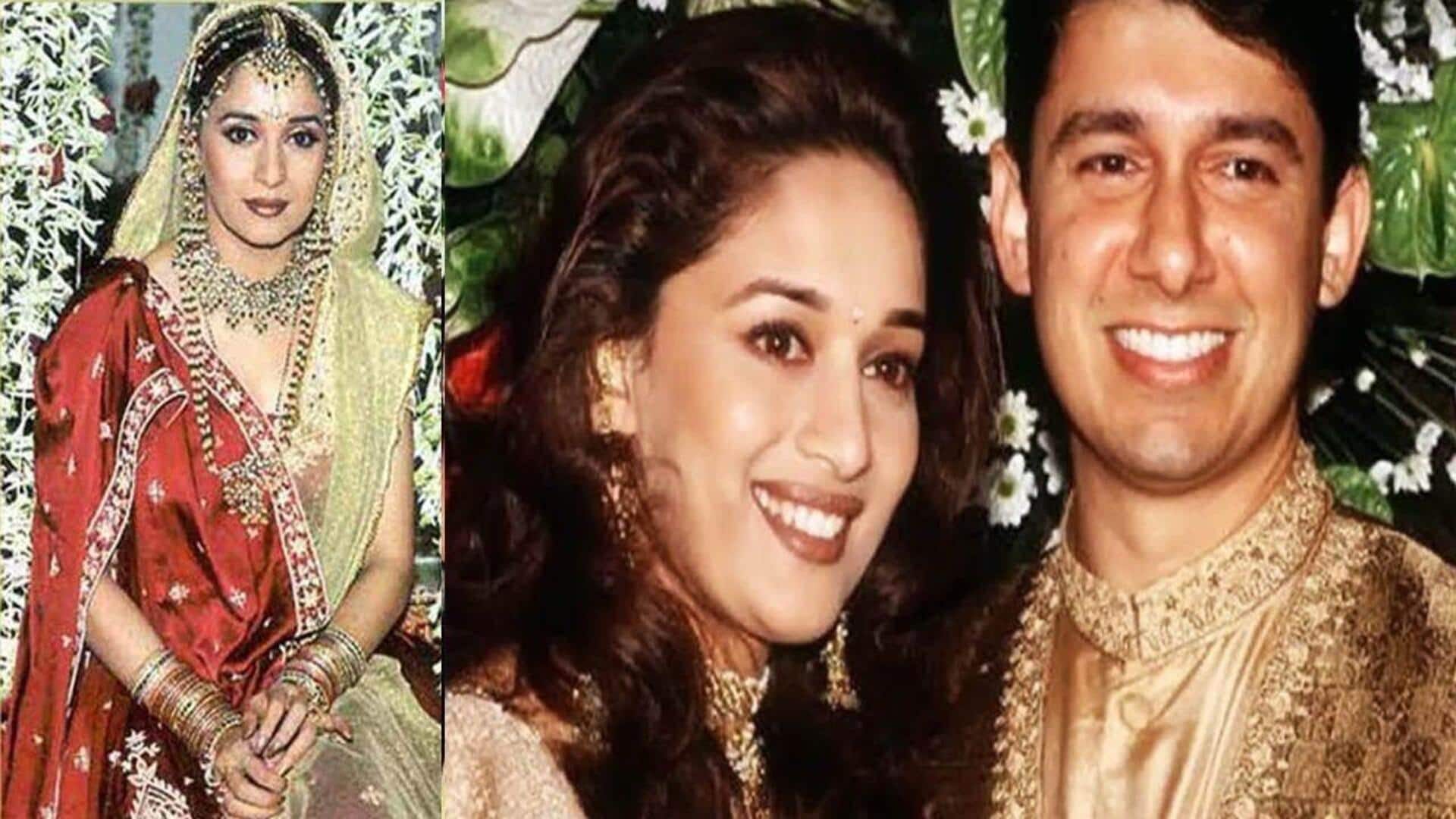 Madhuri's husband had no idea who Shah Rukh-Salman were!
