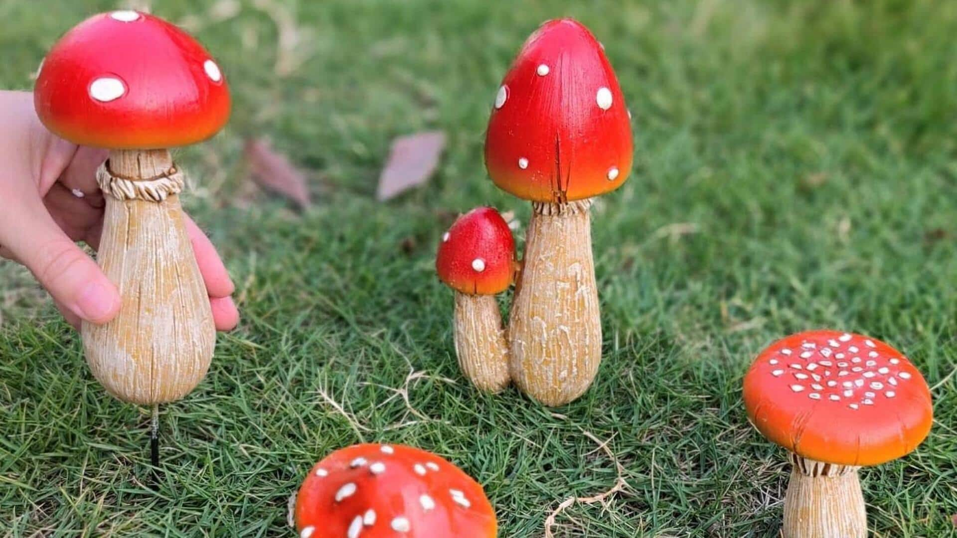 Enchant your home with fairy mushroom decor