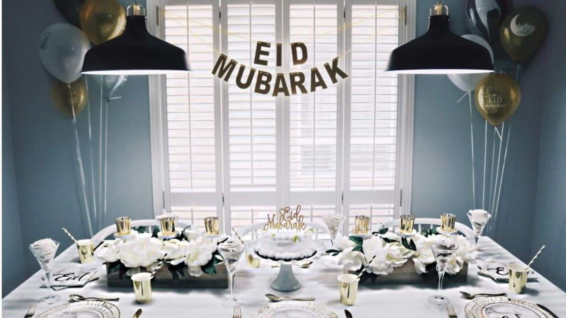 Here's how to organize a fun Eid party at home