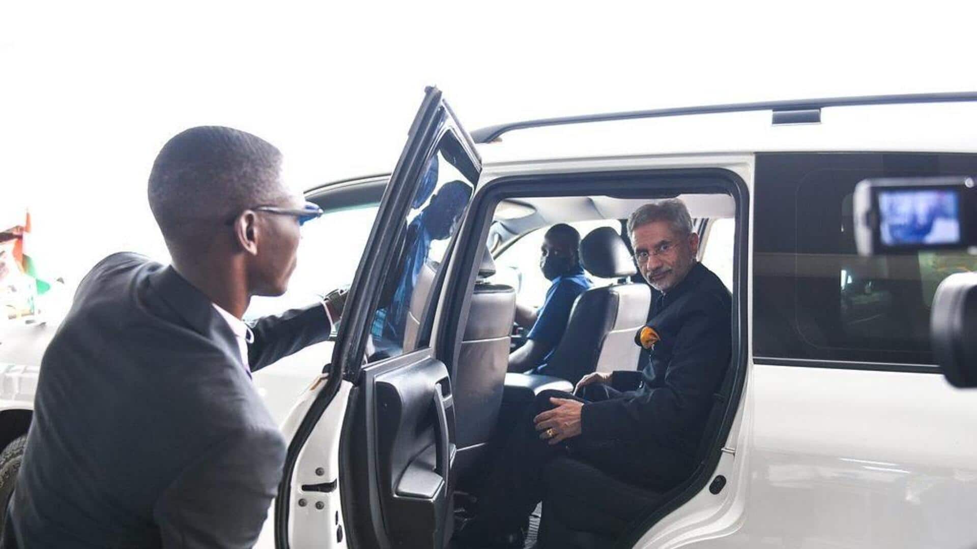 Jaishankar's security upgraded with 2 more bullet-resistant cars Jaishankar's security upgraded with 2 more bullet-resistant cars