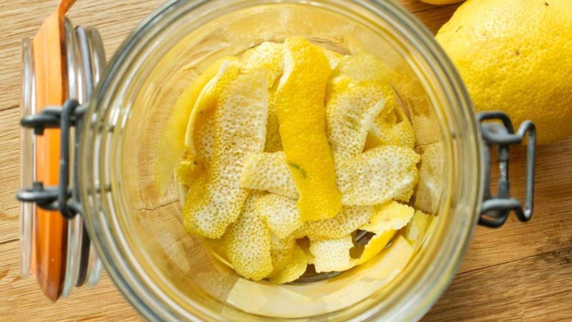 Lemon zest soaks: A natural remedy for smelly feet