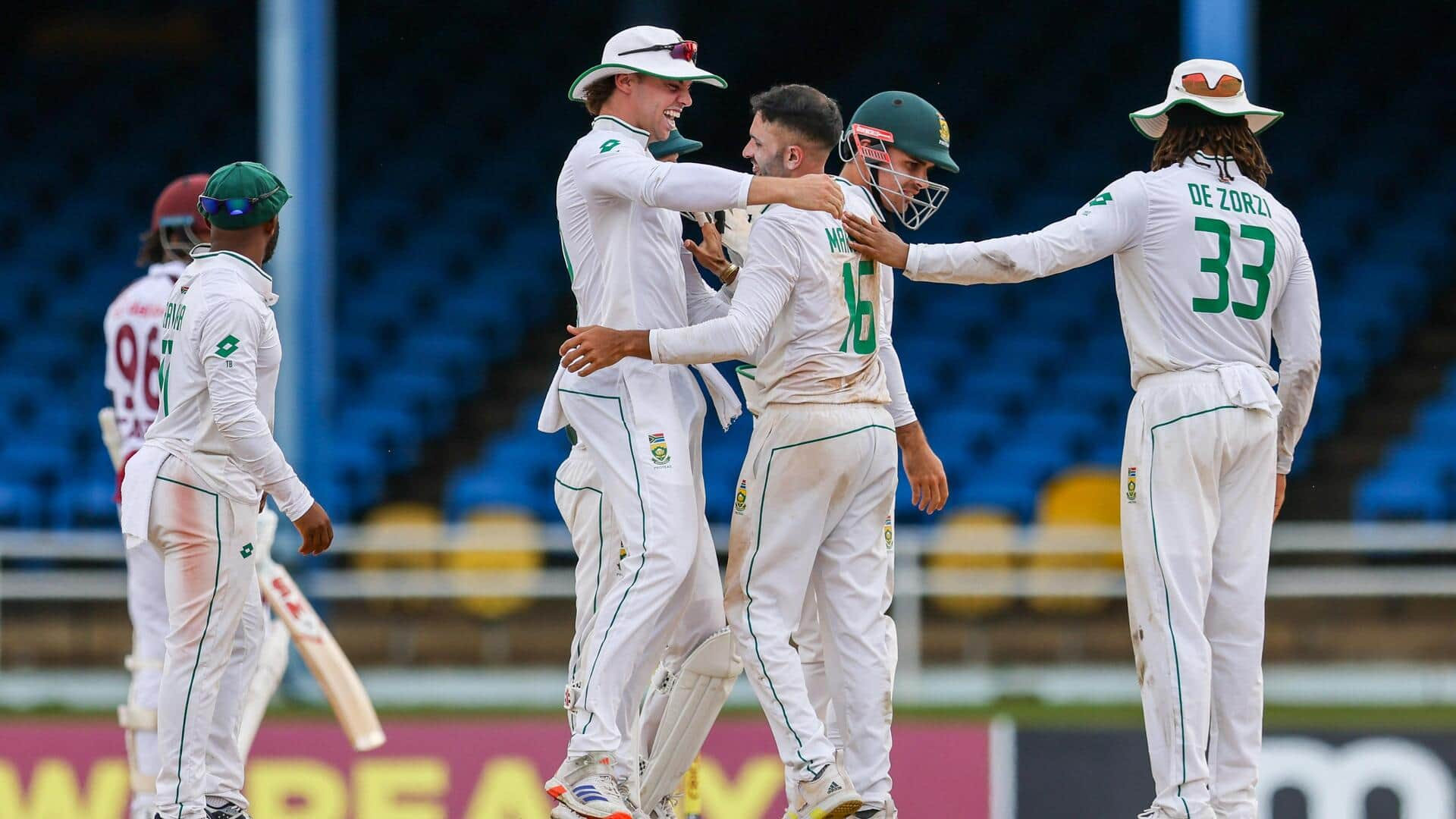 Keshav Maharaj becomes SA's most successful spinner in Tests