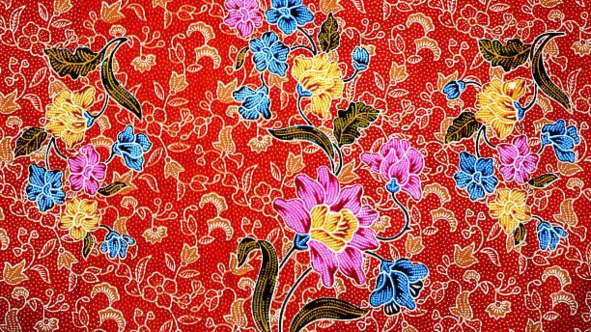 How neon colors are changing batik textile designs