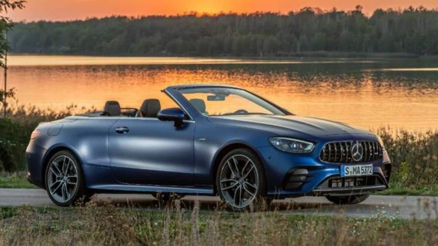Mercedes-AMG E 53 4MATIC+ Cabriolet's India launch on January 6