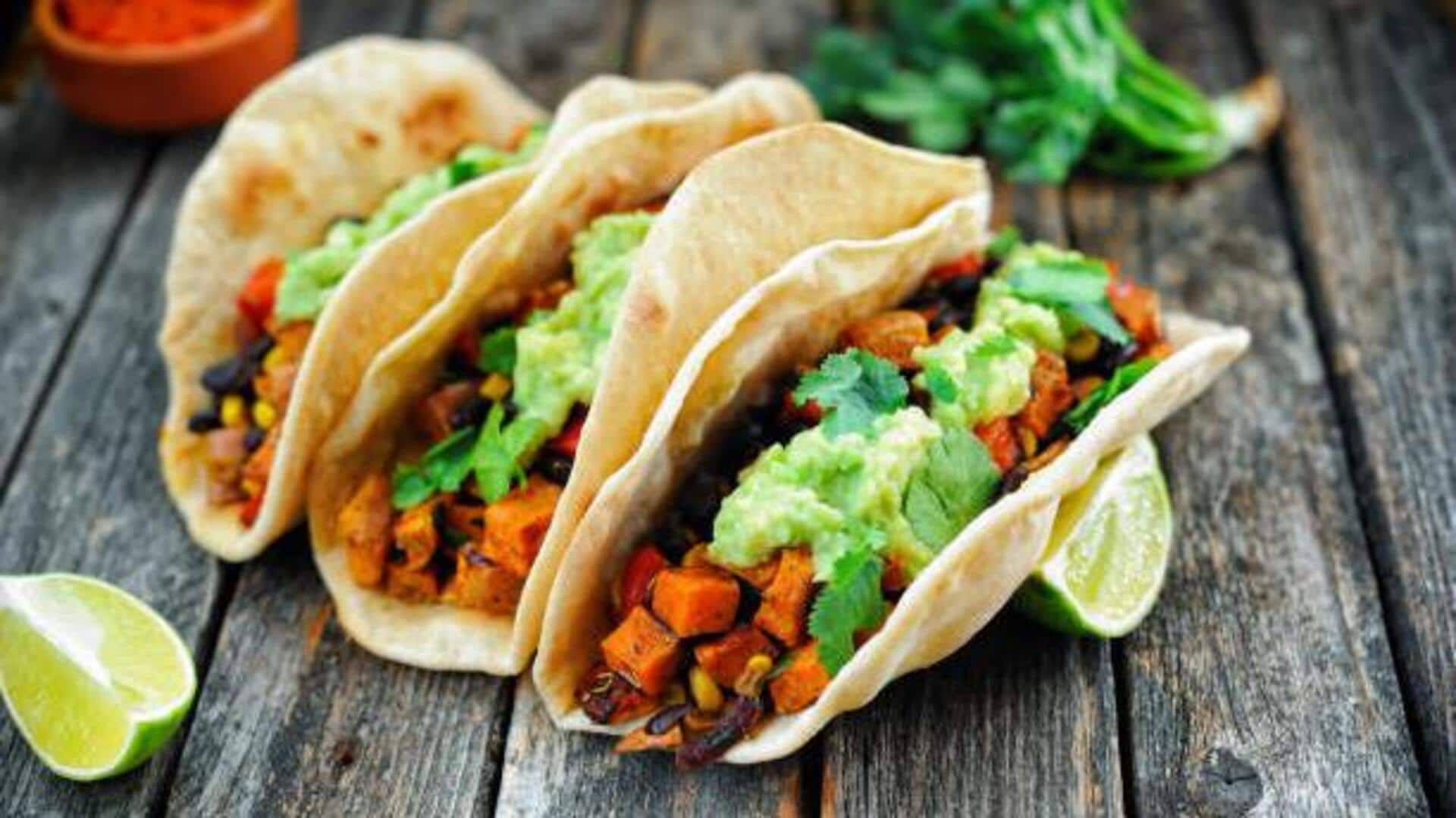 5-minute breakfasts: Tacos with canned legumes 5-minute breakfasts: Tacos with canned legumes