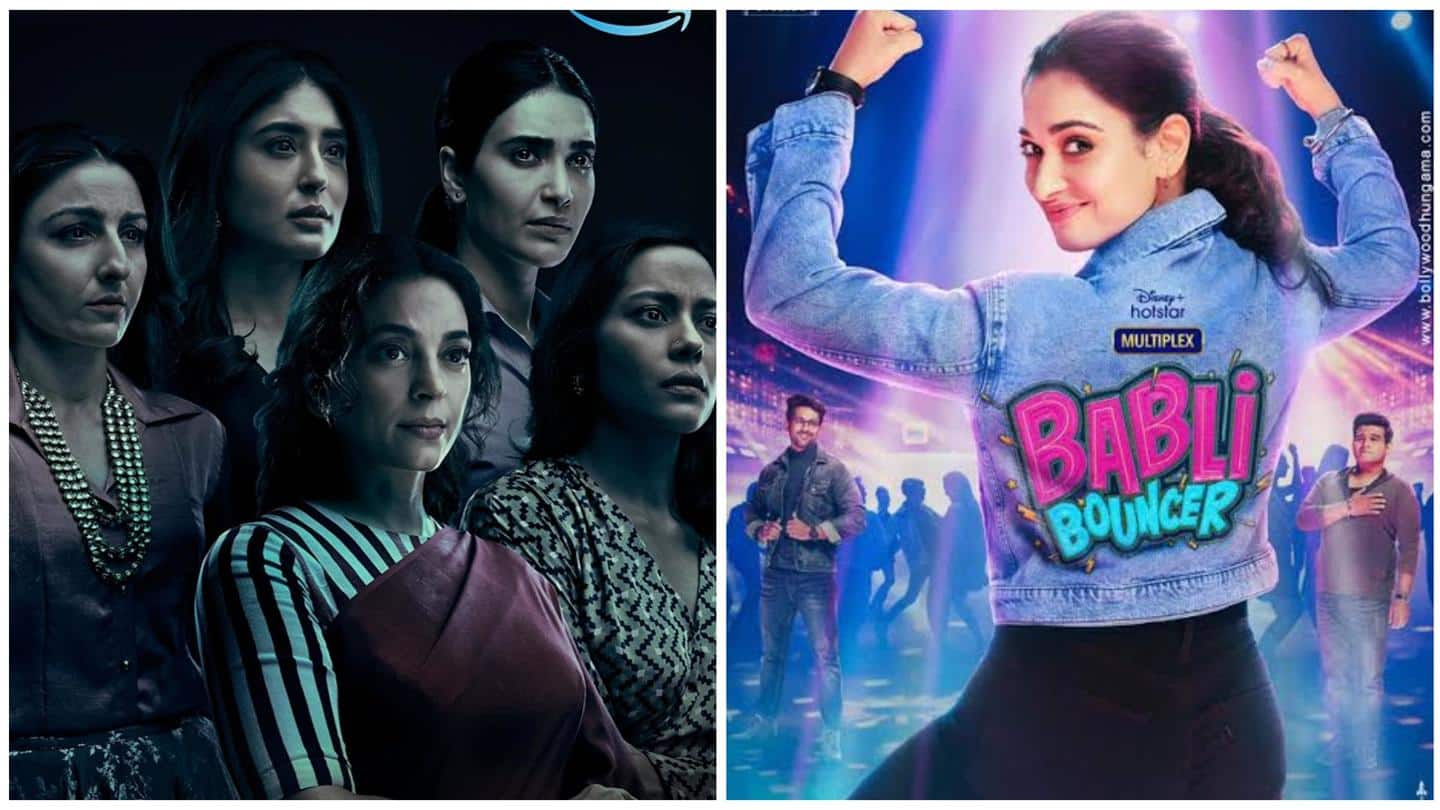 'Babli Bouncer,' 'Hush Hush': Watch these OTT titles this weekend