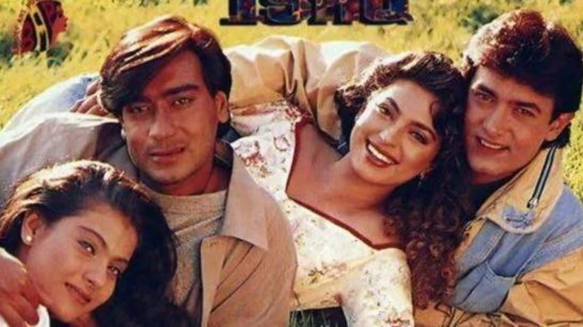 'Ishq' turns 26: Kajol shares throwback photo with Ajay-Aamir-Juhi