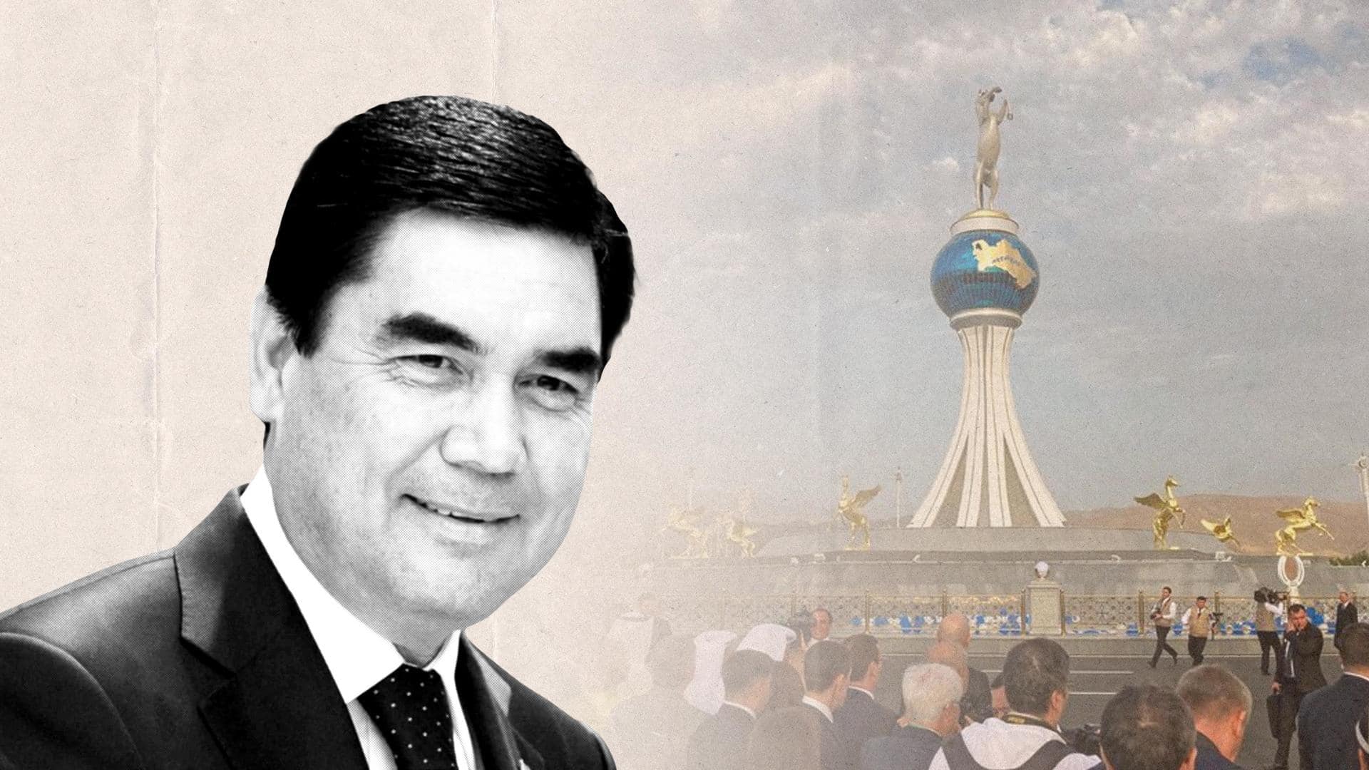 Turkmenistan unveils a futuristic city in honor of former president