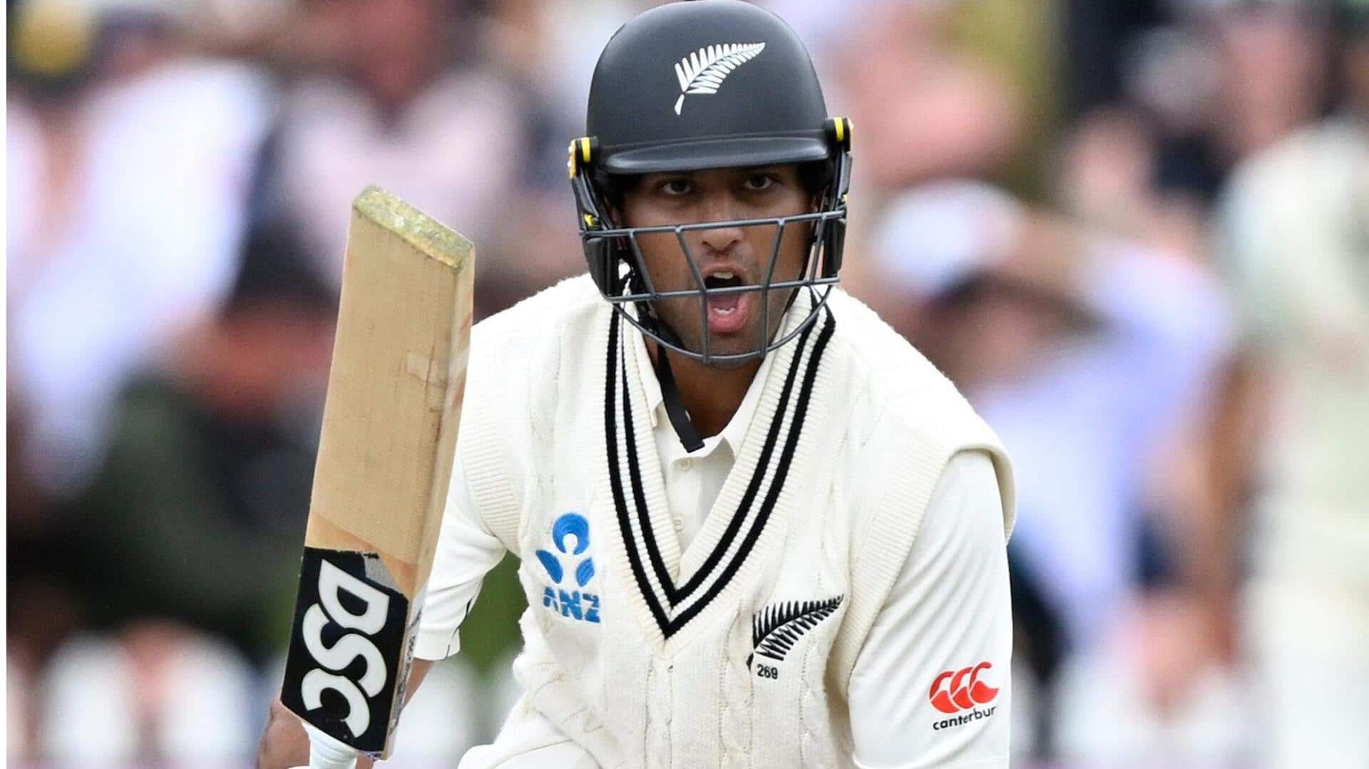 New Zealand's Rachin Ravindra hammers his maiden Test fifty: Stats