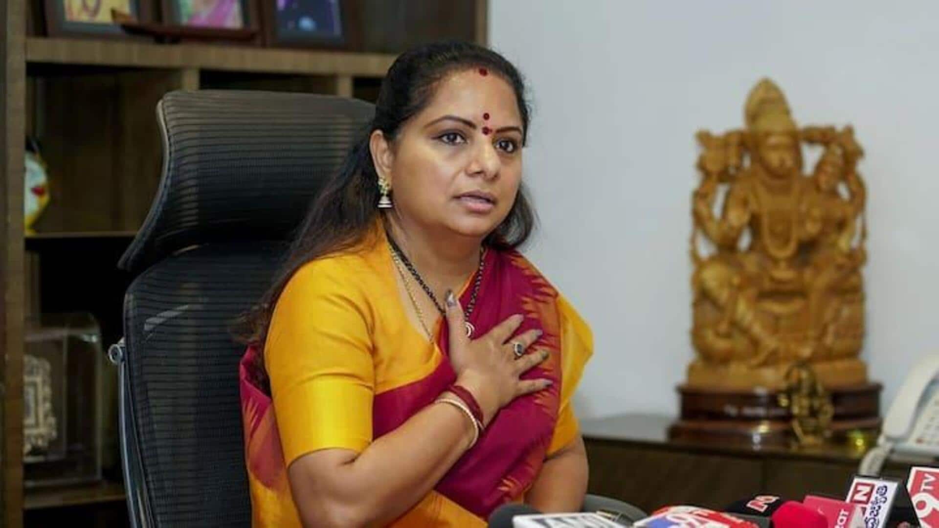 Kavitha threatened excise policy co-accused's business: CBI tells court