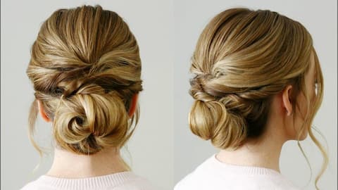 Twist-knot hairstyles: Here's how to ace this elegant style