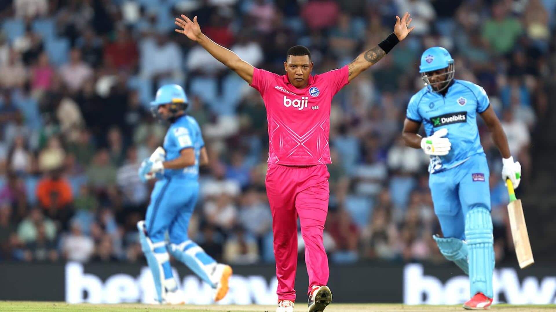 Ottneil Baartman becomes second player with SA20 hat-trick: Details 