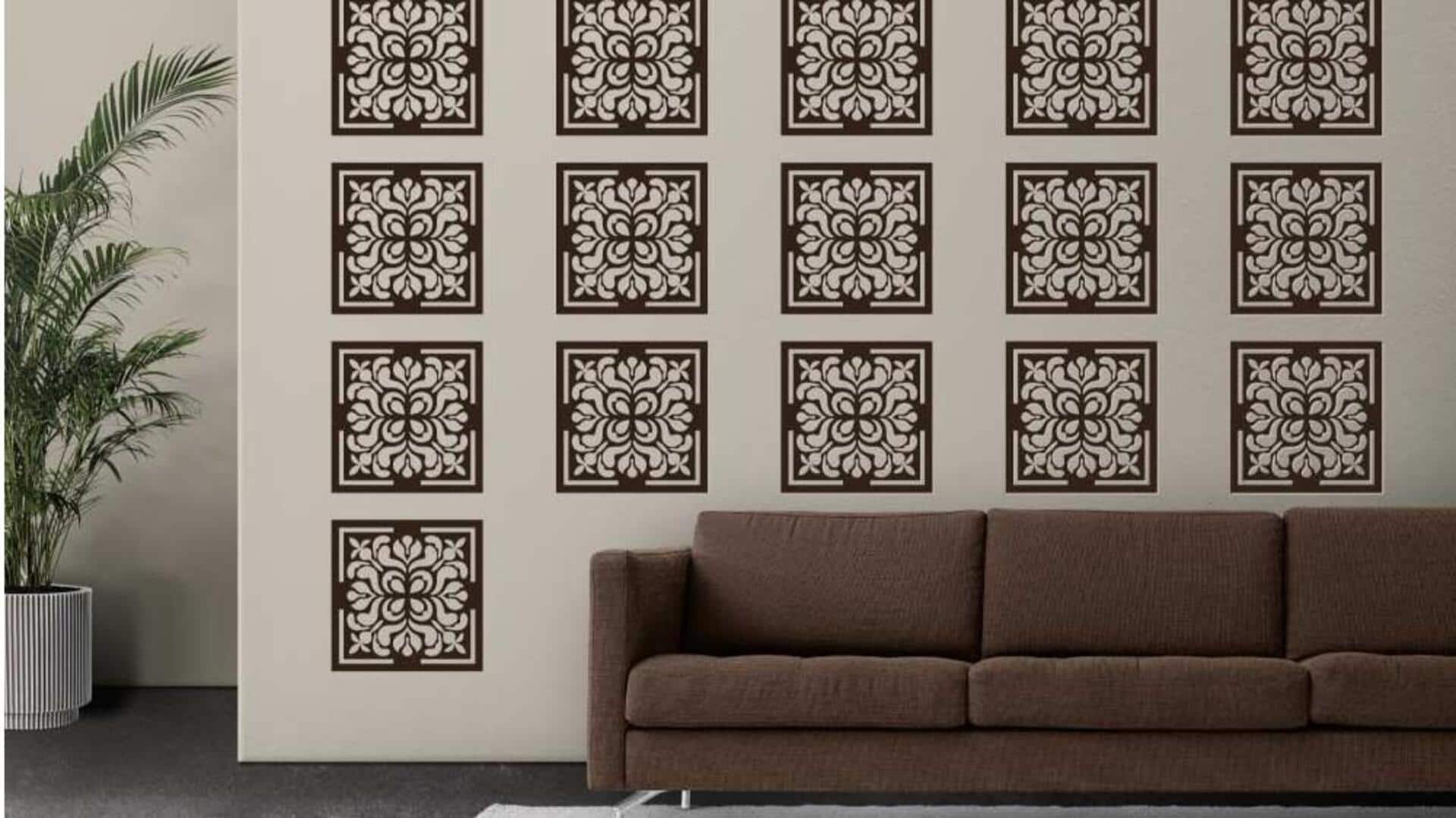 Transform your boring walls with stencil art