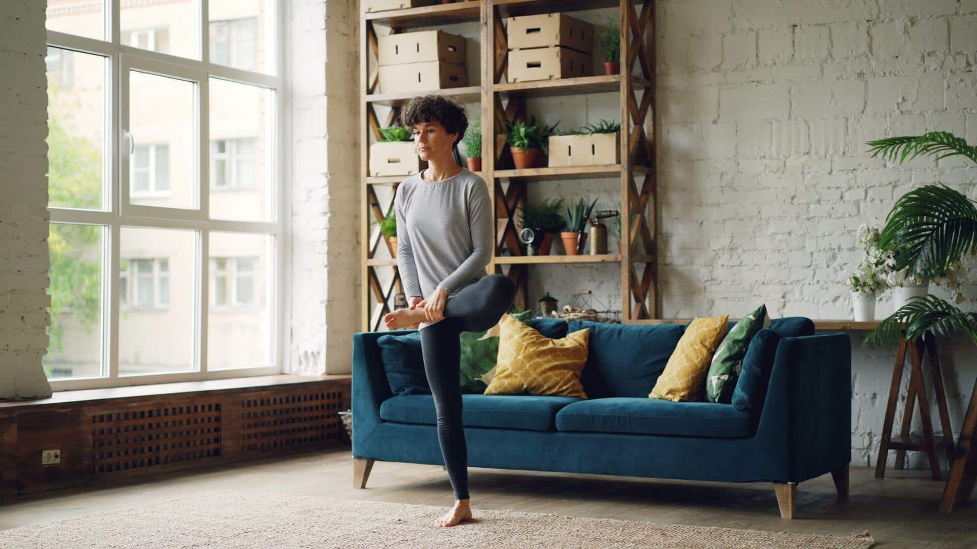 Stork stand: A one-leg exercise to improve balance