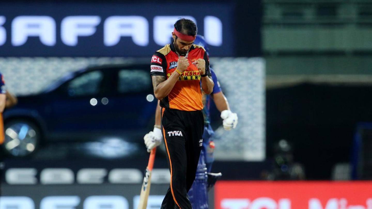 SRH bowlers do a fine job in the death overs SRH bowlers do a fine job in the death overs