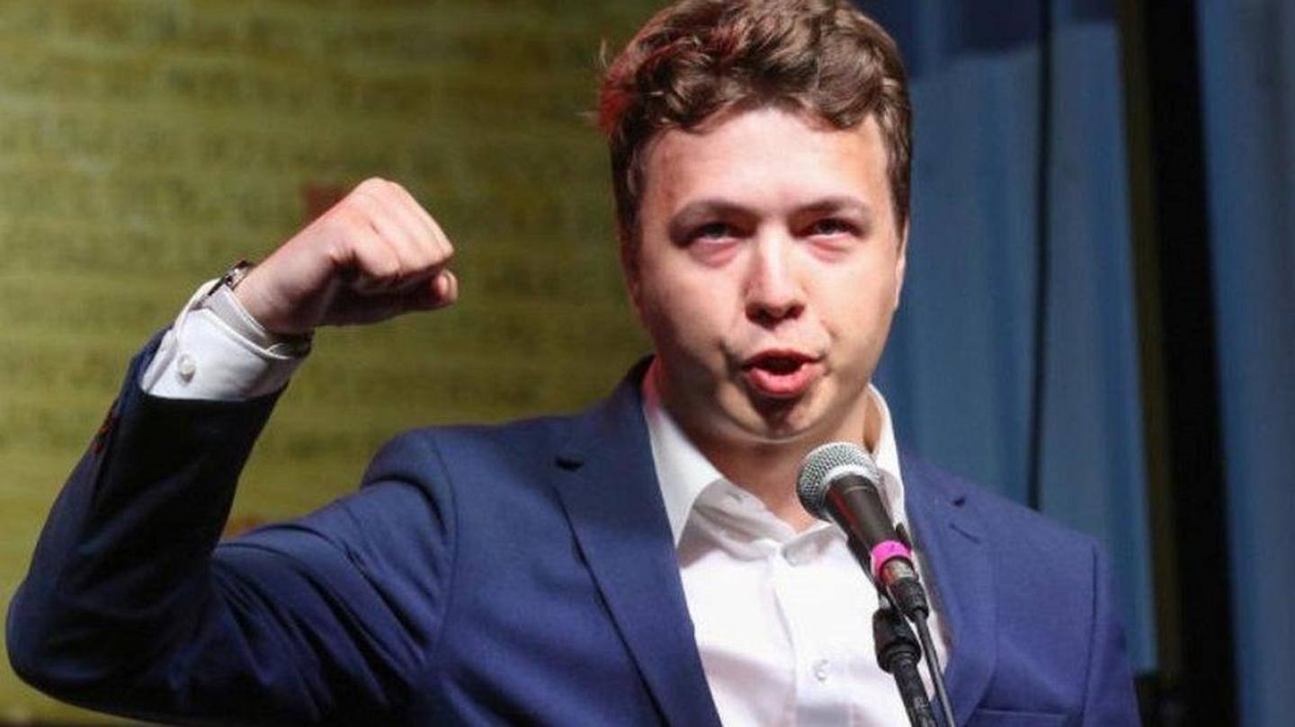 Protasevich started protesting at age 16 Protasevich started protesting at age 16