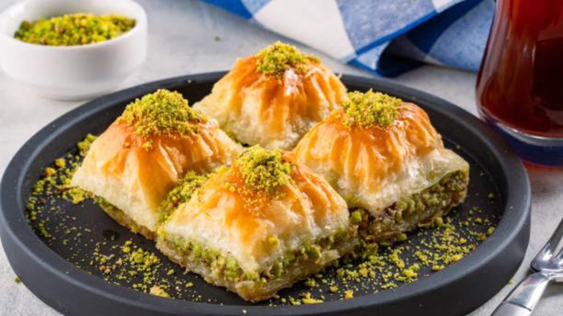 Pistachio lovers, these Turkish snacks are for you