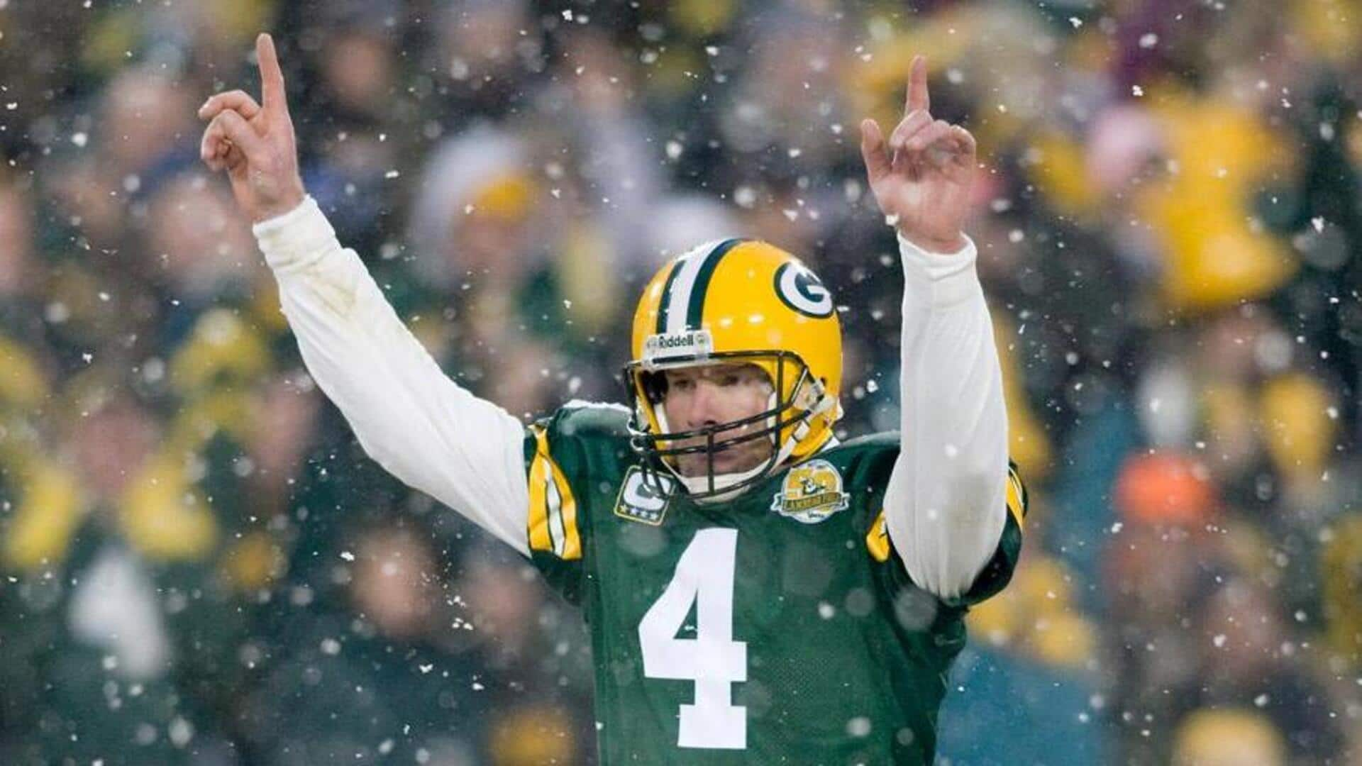 #ThisDayThatYear: Brett Favre becomes first player with five 30-touchdown seasons