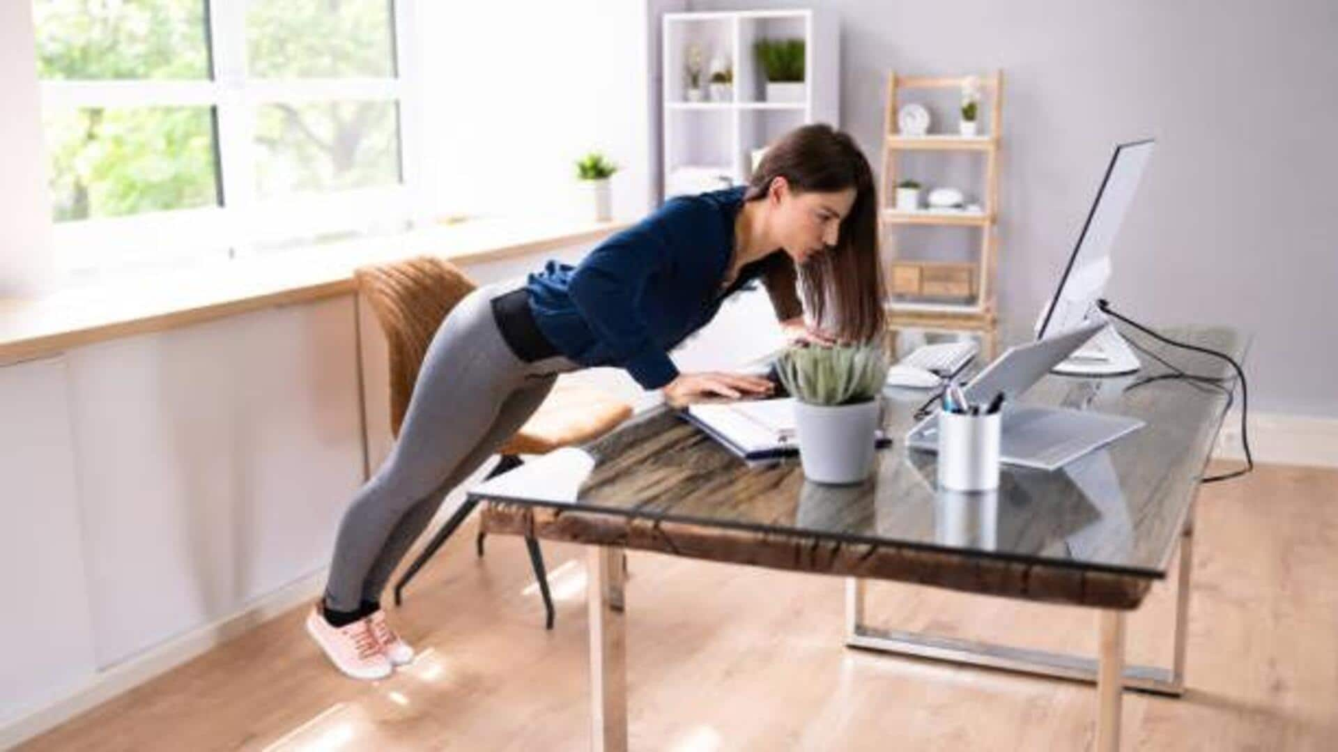 Elevate your posture and core strength at your desk