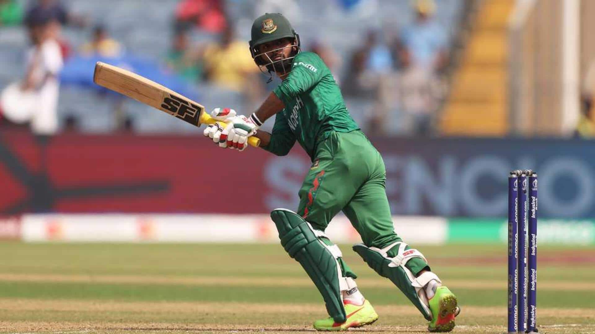 Towhid Hridoy completes 1,000 runs on his 50th T20I appearance