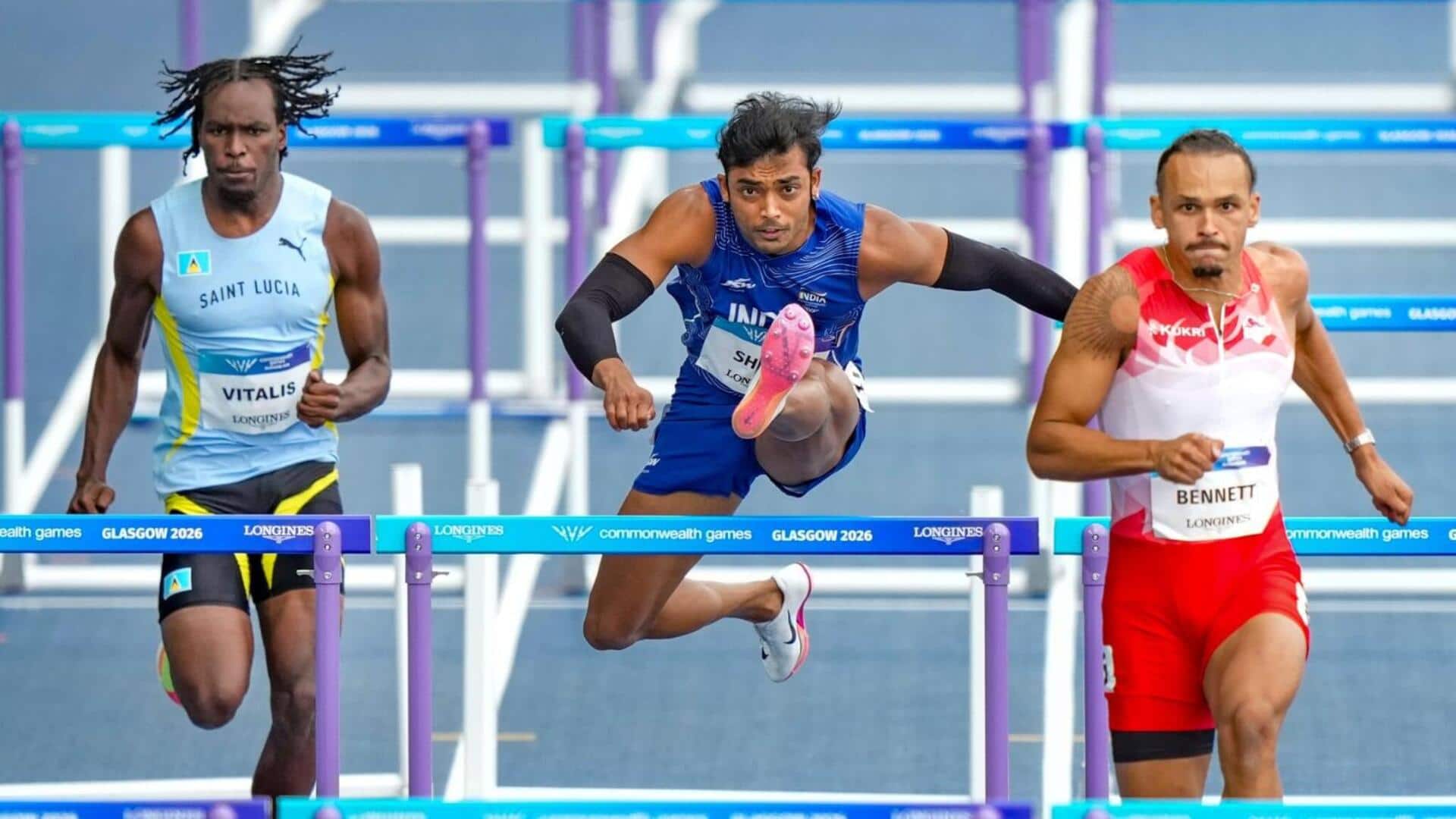 CWG 2026: Tejas Shirse ends India's 60-year hurdles final drought