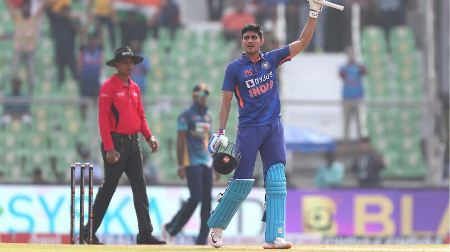 Records shattered by Shubman Gill during New Zealand ODI series