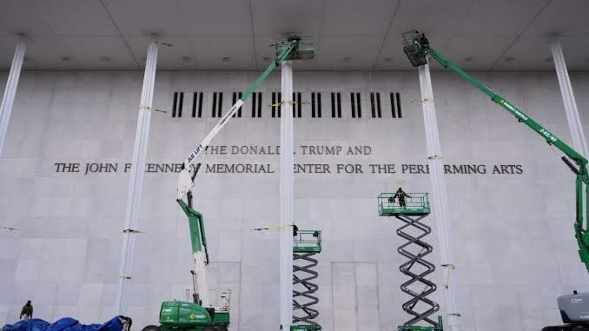 Trump threatens to demolish historic Kennedy Center