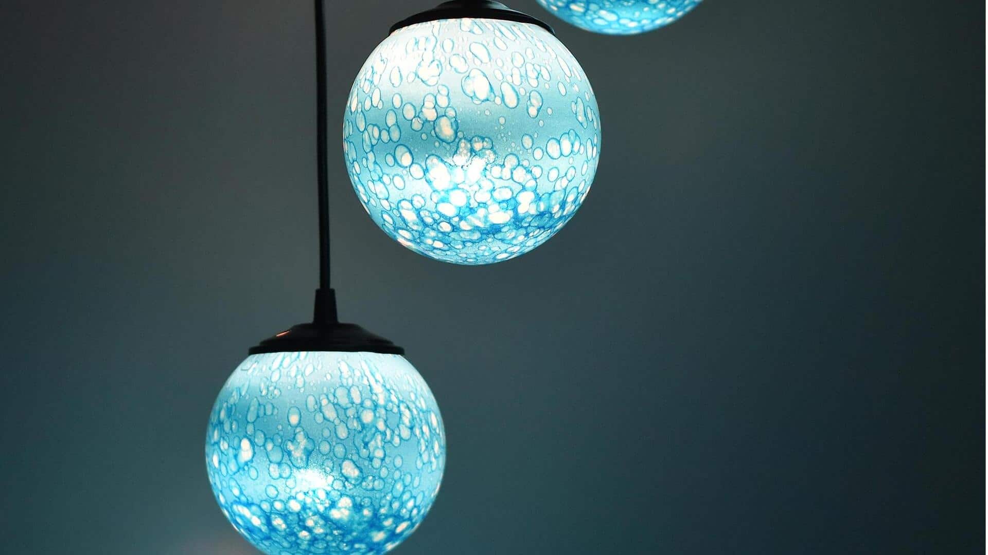 How glass pendant lighting can make living rooms stylish