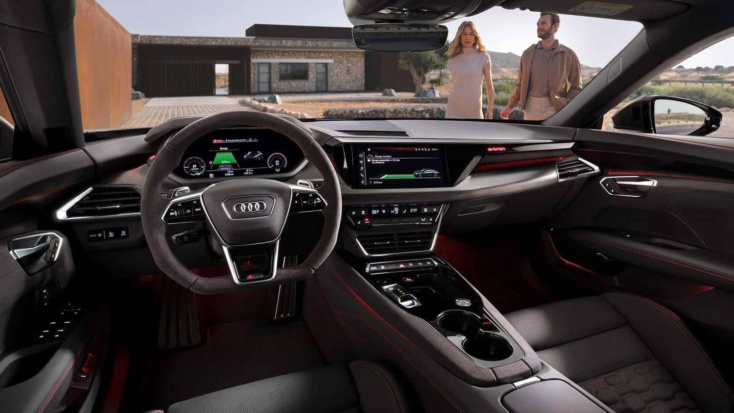 The vehicle gets a flat-bottom steering wheel and five seats The vehicle gets a flat-bottom steering wheel and five seats