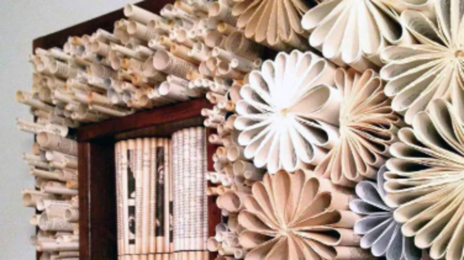 Turn old books into wall art, we tell you how Turn old books into wall art, we tell you how