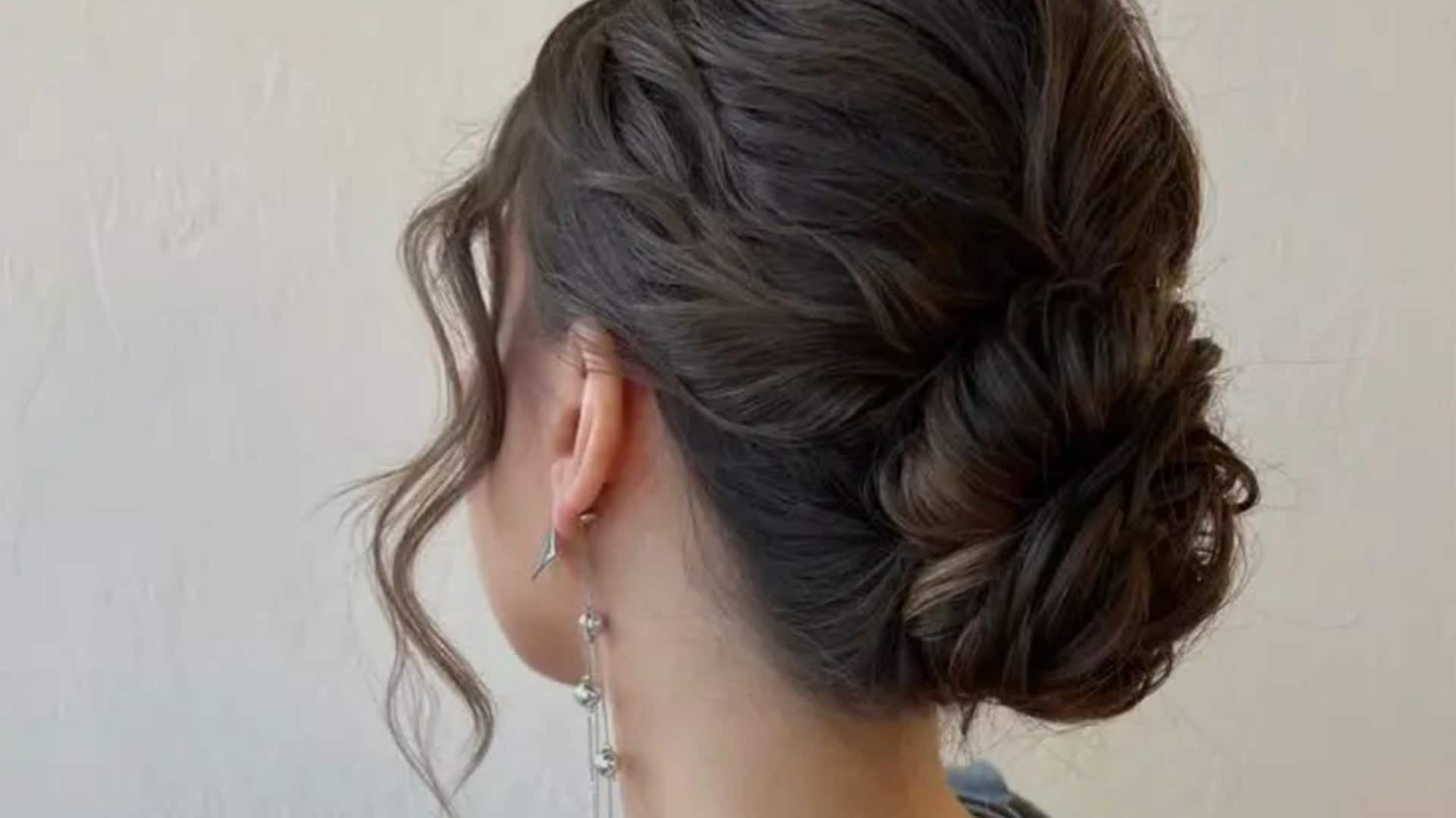 For that chic look, try these easy low buns