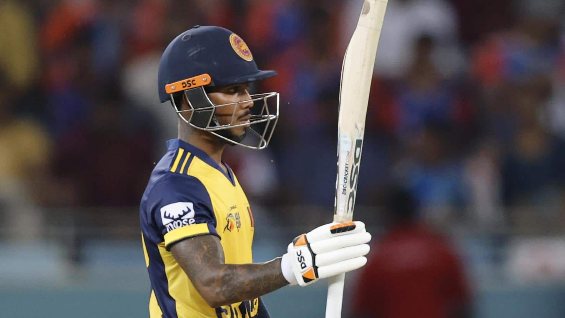 SL's Pathum Nissanka completes 150 T20 sixes: Key stats