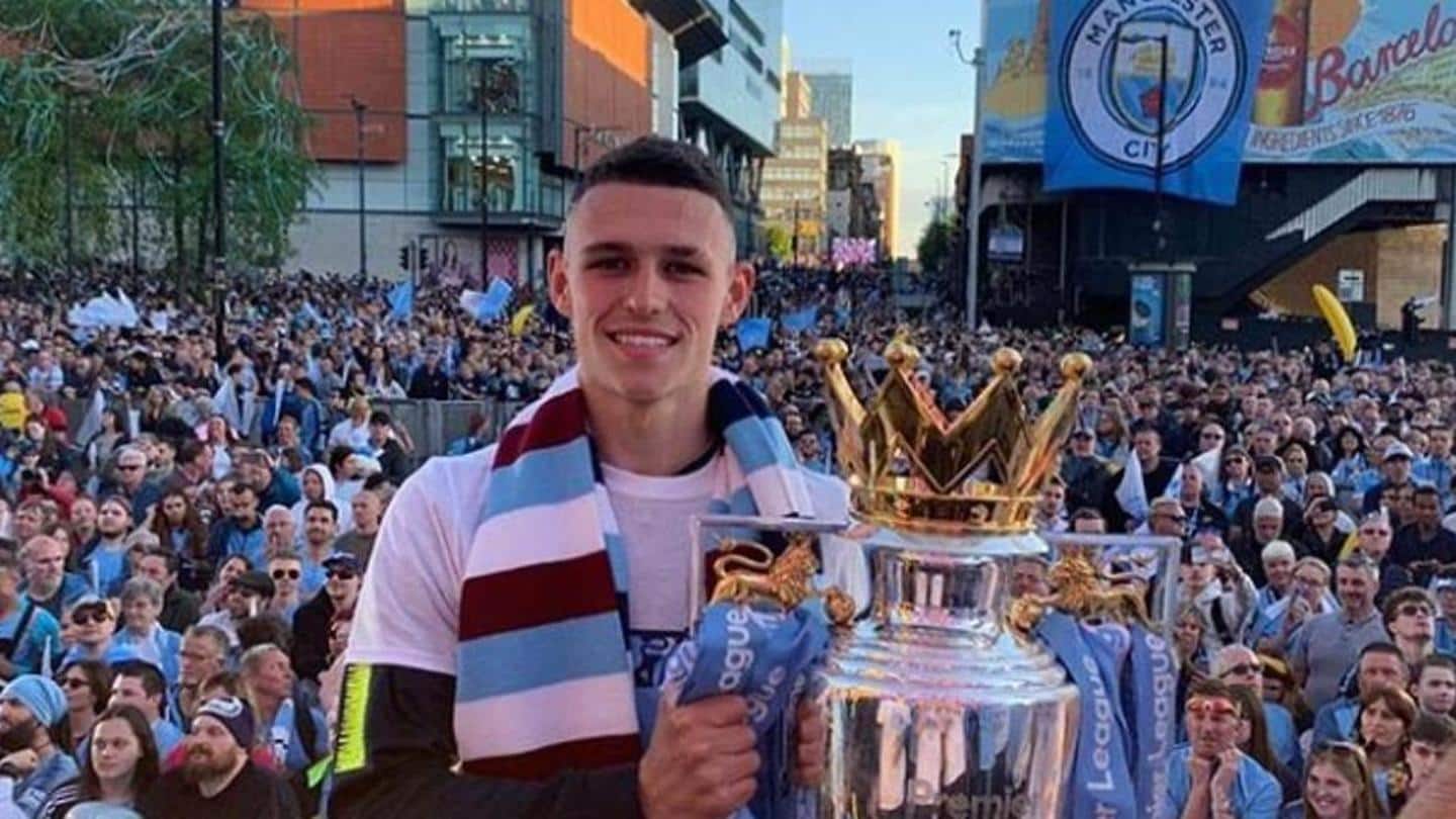 Foden is already a three-time PL champion Foden is already a three-time PL champion