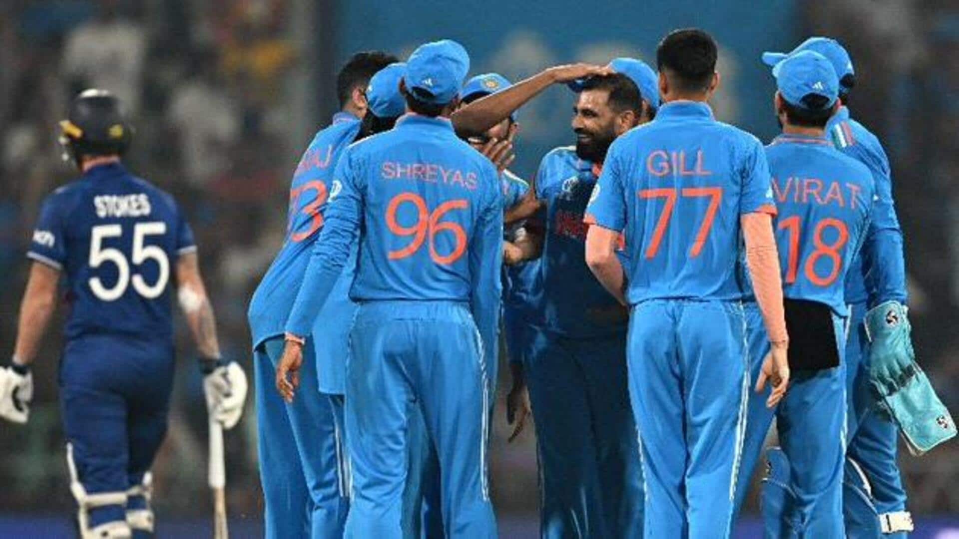 India go past NZ to claim this World Cup record
